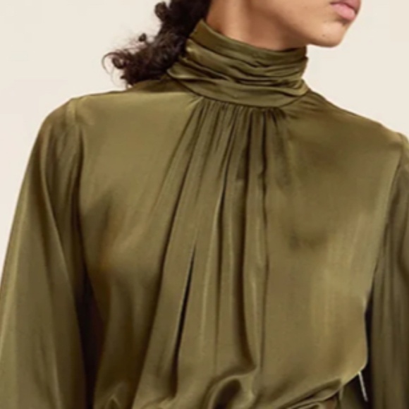 Cynthia Rowley Monroe Silk Charmeuse Dress - Picture 6 of 6